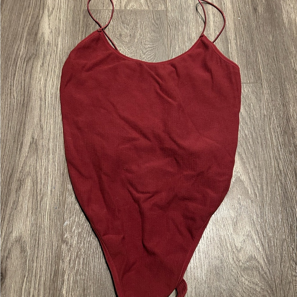 rudy orange body suit top